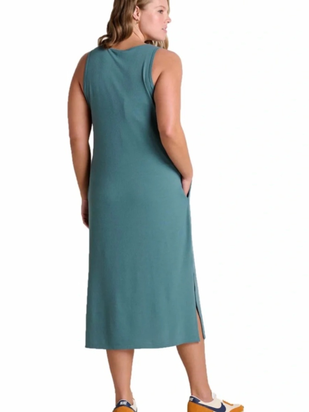 Toad and Co Piru Henley Midi dress WITH pockets! - Picture 3 of 4